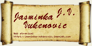 Jasminka Vukenović vizit kartica